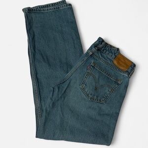 Levi's Straight Fit Blue Jeans